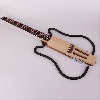 FLFL Headless Silent Travel Elektrische Akustikgitarre Für Rechts- Und Linkshänder, Tragbare Reisegitarre Mit Eingebautem Effektor Kopflose Elektrogitarre für Einsteiger (Color : Left Hand) FLFL Headless Silent Travel Elektrische Akustikgitarre Für Rechts- Und Linkshänder, Tragbare Reisegitarre Mit Eingebautem Effektor Kopflose Elektrogitarre für Einsteiger (Color : Left Hand)