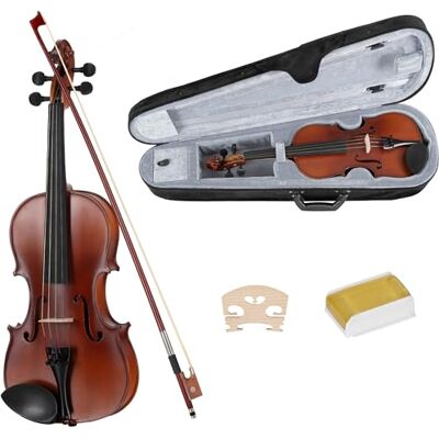 Classic Cantabile Student Violinenset 3/4 (Einsteiger/Schülerinstrument, Geige, Boden & Zargen aus Ahorn, Massive Fichtenholz Decke, Ahorn Steg, Inkl. Etui, Bogen und Kolofonium) Classic Cantabile Student Violinenset 3/4 (Einsteiger/Schülerinstrument, Geige, Boden & Zargen aus Ahorn, Massive Fichtenholz Decke, Ahorn Steg, Inkl. Etui, Bogen und Kolofonium)