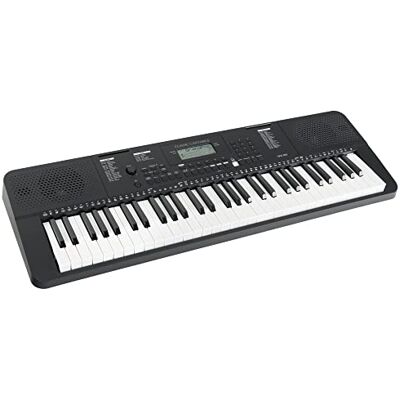 Classic Cantabile CPK-203 Keyboard 61 Tasten mit Anschlagdynamik 480 Klänge und 160 Begleitrhythmen Anschlüsse für Kopfhörer, Mikrofon und Sustain-Pedal Schwarz Classic Cantabile CPK-203 Keyboard 61 Tasten mit Anschlagdynamik 480 Klänge und 160 Begleitrhythmen Anschlüsse für Kopfhörer, Mikrofon und Sustain-Pedal Schwarz