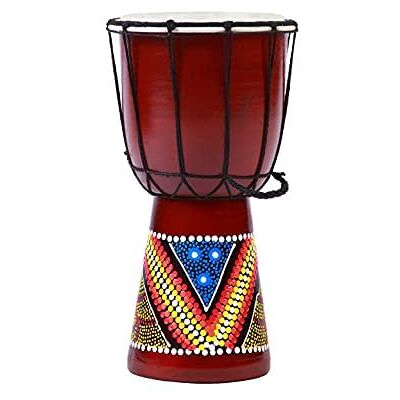 Ciffre 20cm Djembe Trommel Bongo Bunt Bemalt Kindertrommel Drum Kinder Ciffre 20cm Djembe Trommel Bongo Bunt Bemalt Kindertrommel Drum Kinder