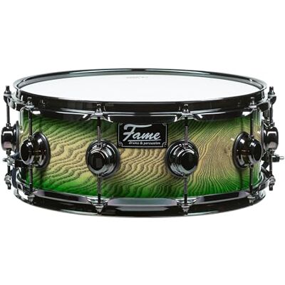 Fame Fortress Snare 14"x5,5" Green Burst Snare Drum Fame Fortress Snare 14"x5,5" Green Burst Snare Drum