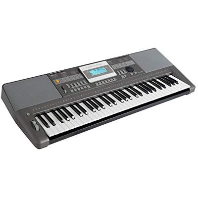 Classic Cantabile CPK-303 Keyboard 61 Tasten mit Anschlagdynamik 508 Klänge und 180 Begleitrhythmen Anschlüsse für Kopfhörer und Sustain-Pedal grau Classic Cantabile CPK-303 Keyboard 61 Tasten mit Anschlagdynamik 508 Klänge und 180 Begleitrhythmen Anschlüsse für Kopfhörer und Sustain-Pedal grau