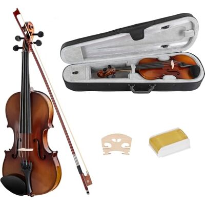 Classic Cantabile Student Violinenset 4/4 (Einsteiger/Schülerinstrument, Geige, Boden & Zargen aus Ahorn, Massive Fichtenholz Decke, Ahorn Steg, Inkl. Etui, Bogen und Kolofonium) Classic Cantabile Student Violinenset 4/4 (Einsteiger/Schülerinstrument, Geige, Boden & Zargen aus Ahorn, Massive Fichtenholz Decke, Ahorn Steg, Inkl. Etui, Bogen und Kolofonium)