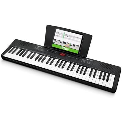 Alesis Melody 61 Keyboard Piano für Einsteiger mit 61 Tasten, Lautsprechern, Tablet-/Notenablage, 300 Sounds und Musiklektionen Alesis Melody 61 Keyboard Piano für Einsteiger mit 61 Tasten, Lautsprechern, Tablet-/Notenablage, 300 Sounds und Musiklektionen
