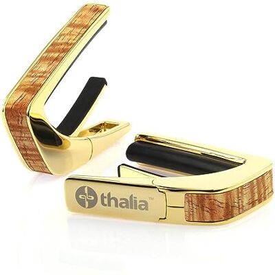 Thalia Taylor by Kapodaster mit Gold-Finish, Koa mit schwarzem Taylor Logo Thalia Taylor by Kapodaster mit Gold-Finish, Koa mit schwarzem Taylor Logo