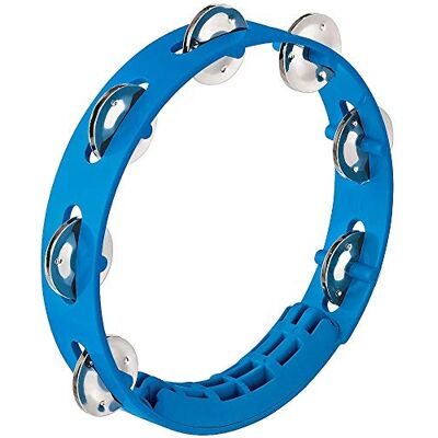 Nino Percussion Compact Tambourine Instrument Musikinstrument für Kinder ab 3 Jahren Durchmesser 8 Zoll Kunststoff, Blau (NINO49SB) Nino Percussion Compact Tambourine Instrument Musikinstrument für Kinder ab 3 Jahren Durchmesser 8 Zoll Kunststoff, Blau (NINO49SB)