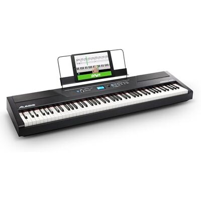 Alesis Recital Pro E Piano 88 Tasten mit Gewichteten Volle Größe Klavier, Lautsprechern, Kopfhörerausgang, Fünf Premium-Stimmen, Klavier Lektionen-Abo Alesis Recital Pro E Piano 88 Tasten mit Gewichteten Volle Größe Klavier, Lautsprechern, Kopfhörerausgang, Fünf Premium-Stimmen, Klavier Lektionen-Abo
