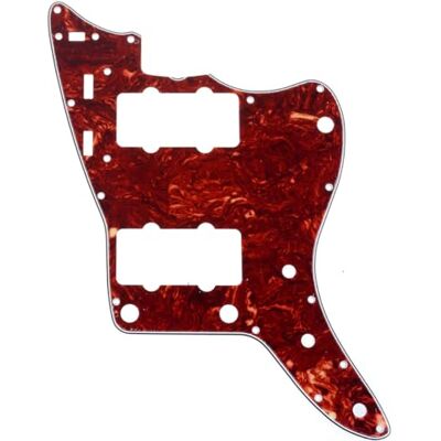 Musiclily Pro 13 Löcher 65 60s Vintage Schlagbrett 4 lagig Vintage Tortoise für Fender American Jazzmaster E-Gitarre Musiclily Pro 13 Löcher 65 60s Vintage Schlagbrett 4 lagig Vintage Tortoise für Fender American Jazzmaster E-Gitarre