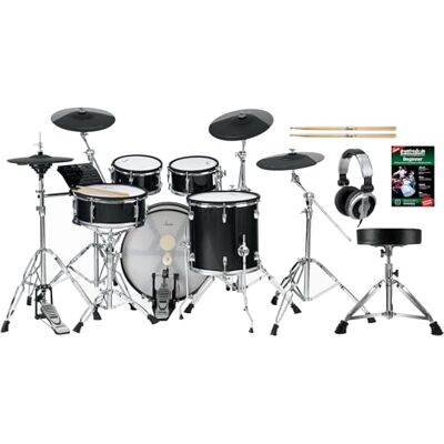 XDrum DD-670 Mesh E-Drum Kit elektronisches Schlagzeug mit echter HiHat Pads aus Holz mit Mesh Heads 720 Sounds inklusive Hardware, Hocker, Kopfhörer und Sticks Black Sparkle XDrum DD-670 Mesh E-Drum Kit elektronisches Schlagzeug mit echter HiHat Pads aus Holz mit Mesh Heads 720 Sounds inklusive Hardware, Hocker, Kopfhörer und Sticks Black Sparkle