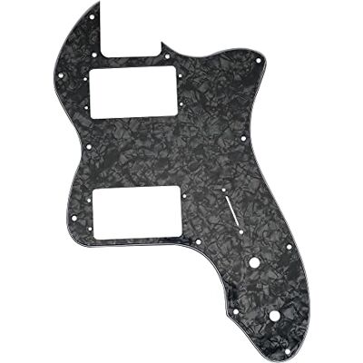 Musiclily Pro 12 Löcher Breite Palette HH Schlagbrett 4-lagig Black Pearl für USA/Mexico Fender 72 Tele Thinline Style E-Gitarre Musiclily Pro 12 Löcher Breite Palette HH Schlagbrett 4-lagig Black Pearl für USA/Mexico Fender 72 Tele Thinline Style E-Gitarre