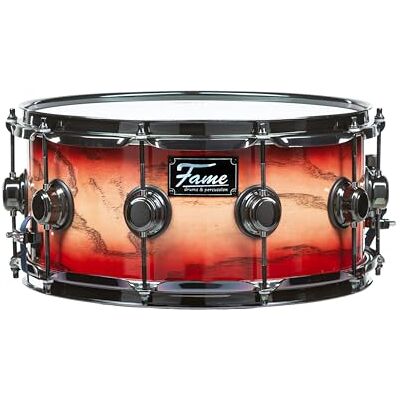 Fame Fortress Snare 14"x6,5" Red Burst Snare Drum Fame Fortress Snare 14"x6,5" Red Burst Snare Drum