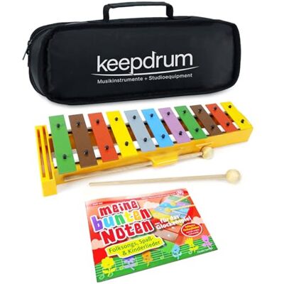 keepdrum Sonor GS Glockenspiel + Tasche + Meine bunten Noten keepdrum Sonor GS Glockenspiel + Tasche + Meine bunten Noten