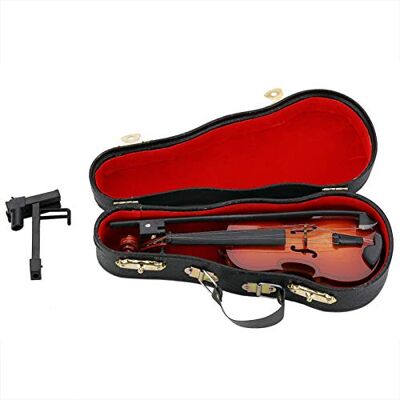Starbun Mini Violin Model Holz Mini Violin Model Display Musikalische Ornament Craft Home Office Dekor Geburtstagsgeschenk Starbun Mini Violin Model Holz Mini Violin Model Display Musikalische Ornament Craft Home Office Dekor Geburtstagsgeschenk