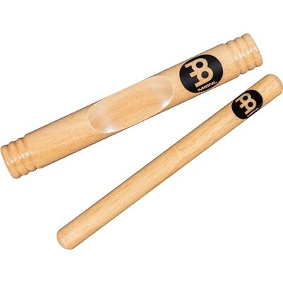 Meinl Percussion Wood Claves African 1 Paar zylindrische Klanghölzer Musikinstrument Siam Eiche, Natur (CL2HW) Meinl Percussion Wood Claves African 1 Paar zylindrische Klanghölzer Musikinstrument Siam Eiche, Natur (CL2HW)