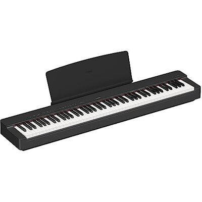Yamaha P-225 Digital Piano, Schwarz – Leichtes und tragbares Digital Piano mit der Graded-Hammer-Compact-Tastatur mit 88 gewichtetet Tasten und 24 Instrumentenklängen Yamaha P-225 Digital Piano, Schwarz – Leichtes und tragbares Digital Piano mit der Graded-Hammer-Compact-Tastatur mit 88 gewichtetet Tasten und 24 Instrumentenklängen