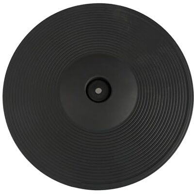 Fame DD-13CR Cymbal Pad 13 Zoll, Dual Zone Stereo Trigger, leise, realistisches Spielgefühl, geeignet für DD-1000-MS, erweiterte Ausdruckskraft, robustes Design, schwarz Fame DD-13CR Cymbal Pad 13 Zoll, Dual Zone Stereo Trigger, leise, realistisches Spielgefühl, geeignet für DD-1000-MS, erweiterte Ausdruckskraft, robustes Design, schwarz