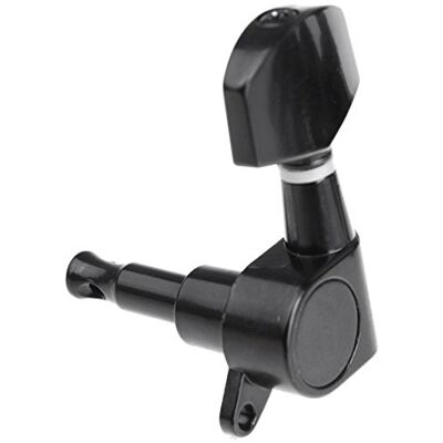 Duendhd 6 Stück schwarze versiegelte elektrische Stimmwirbel 3L / akustische Gitarre Duendhd 6 Stück schwarze versiegelte elektrische Stimmwirbel 3L / akustische Gitarre