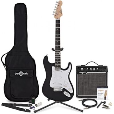Gear4Music Gitarren-Anfänger-Set Komplette E-Gitarre Starter Pack Gear4Music Gitarren-Anfänger-Set Komplette E-Gitarre Starter Pack