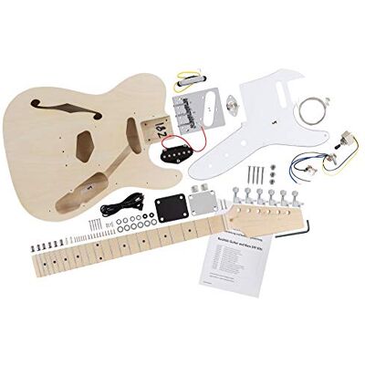 ROCKTILE DIY Hollowbody TL Bausatz E-Gitarre "Do-it-yourself" Bausatz Halbakustik TL-Style Korpus: Paulownia Hals: Ahorn geschraubt Griffbrett: Ahorn ROCKTILE DIY Hollowbody TL Bausatz E-Gitarre "Do-it-yourself" Bausatz Halbakustik TL-Style Korpus: Paulownia Hals: Ahorn geschraubt Griffbrett: Ahorn