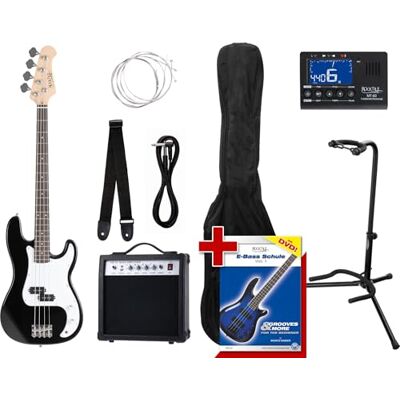ROCKTILE Groover's Pack PB E-Bass Black Set II ROCKTILE Groover's Pack PB E-Bass Black Set II