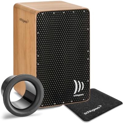 Schlagwerk CP5901 EVO BLACK Cajon Precise OS EVO Black High-End Profi-Cajon aus Erle Massiv mit Gabun Schlagfläche, Made in Germany 8 stimmbare Snare-Saiten inklusive Basstube und Sitzkissen Schlagwerk CP5901 EVO BLACK Cajon Precise OS EVO Black High-End Profi-Cajon aus Erle Massiv mit Gabun Schlagfläche, Made in Germany 8 stimmbare Snare-Saiten inklusive Basstube und Sitzkissen