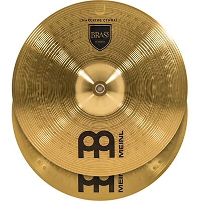 Meinl Percussion Meinl Cymbals MA-BR-16M Messing-Marschbecken im Paar inklusive Lederriemen und Pads 40,64 cm (16 Zoll) Meinl Percussion Meinl Cymbals MA-BR-16M Messing-Marschbecken im Paar inklusive Lederriemen und Pads 40,64 cm (16 Zoll)