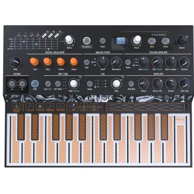 Arturia MicroFreak Synthesizer Keyboard 25-Key Hybrid Synth with PCB Keyboard, Wavetable & Digital Oscillators, Analog Filters Arturia MicroFreak Synthesizer Keyboard 25-Key Hybrid Synth with PCB Keyboard, Wavetable & Digital Oscillators, Analog Filters