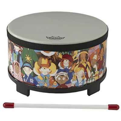 Remo RH-5010-00 Rhythm Club Floor Tom Drm. 10 Zoll Höhe 5 Zoll, Renaissance Fell fest vorgestimmt, für Kinder ab 3 Jahren Remo RH-5010-00 Rhythm Club Floor Tom Drm. 10 Zoll Höhe 5 Zoll, Renaissance Fell fest vorgestimmt, für Kinder ab 3 Jahren