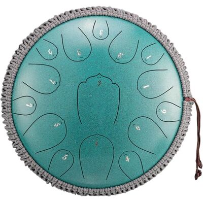 KORN U-Turn TD14-15-TQBL Turquoise Blue C-Dur Tongue Drum inkl. Zubehr KORN U-Turn TD14-15-TQBL Turquoise Blue C-Dur Tongue Drum inkl. Zubehr