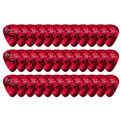 ROCKTILE Plektren Red Tortoise 36er Master Pack, 36 Stück im gemischten Set 12x Stärke "Thin" (0, 5 mm), 12x Stärke "Medium" (0, 7 mm), 12x Stärke "Heavy" (1, 1 mm), Red Tortoise Design ROCKTILE Plektren Red Tortoise 36er Master Pack, 36 Stück im gemischten Set 12x Stärke "Thin" (0, 5 mm), 12x Stärke "Medium" (0, 7 mm), 12x Stärke "Heavy" (1, 1 mm), Red Tortoise Design