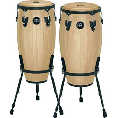 Meinl Percussion Headliner Conga Set Handtrommel Set mit 11 Zoll und 12 Zoll Mit Büffelfell Siam Eiche, Natur (HC512NT) Meinl Percussion Headliner Conga Set Handtrommel Set mit 11 Zoll und 12 Zoll Mit Büffelfell Siam Eiche, Natur (HC512NT)