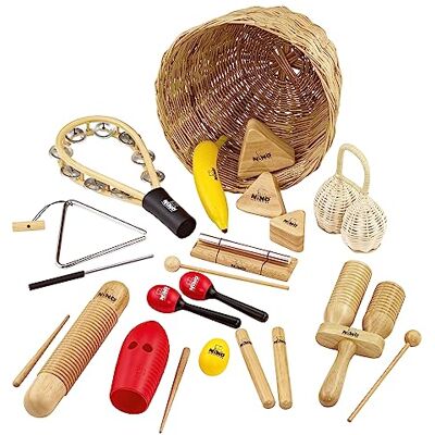 Nino Percussion NINOSET515 Percussion Sortiment fünfzehnteilig Nino Percussion NINOSET515 Percussion Sortiment fünfzehnteilig