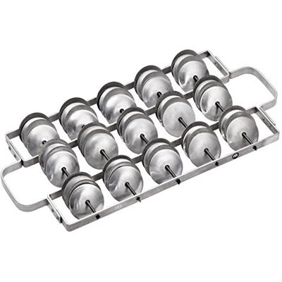 Meinl Percussion Aluminium Rocar Instrument Großes Samba Schelleninstrument Aluminium, Silber (RC2-L) Meinl Percussion Aluminium Rocar Instrument Großes Samba Schelleninstrument Aluminium, Silber (RC2-L)