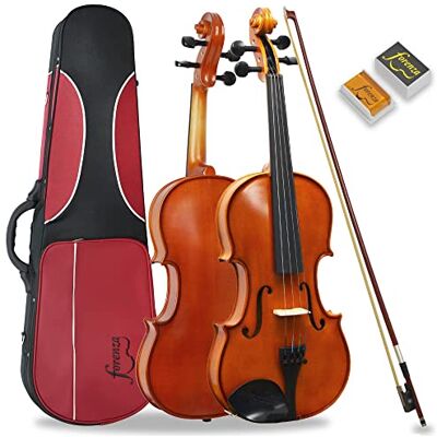 Forenza Prima 2 Voll 4/4 -Geigen -Outfit Mit Ebony -Fingerplatten Und Stiften, Leichtgewichten, Holzbogen, Rosing, Stahlkernschnallen Forenza Prima 2 Voll 4/4 -Geigen -Outfit Mit Ebony -Fingerplatten Und Stiften, Leichtgewichten, Holzbogen, Rosing, Stahlkernschnallen