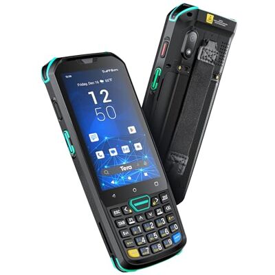 Tera Android 11 Barcode-Scanner mit 26 Tasten HS7-Scan-Engine IP67 robust 4+64GB 5100 mAh Akku QC 3.0 Schnellladung 4” Touchscreen mobiles Terminal für Lagerbestandsscanner Modell P400 Tera Android 11 Barcode-Scanner mit 26 Tasten HS7-Scan-Engine IP67 robust 4+64GB 5100 mAh Akku QC 3.0 Schnellladung 4” Touchscreen mobiles Terminal für Lagerbestandsscanner Modell P400