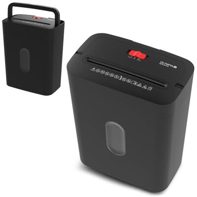 Olympia PS 53 CC Pro Aktenvernichter schwarz Papierschredder für Home Office & Büro Schredder Aktenvernichter P-4 Partikelschnitt 4×38 mm 6-Blatt Shredder Papier 15 L Papier Schredder Gerät Olympia PS 53 CC Pro Aktenvernichter schwarz Papierschredder für Home Office & Büro Schredder Aktenvernichter P-4 Partikelschnitt 4×38 mm 6-Blatt Shredder Papier 15 L Papier Schredder Gerät