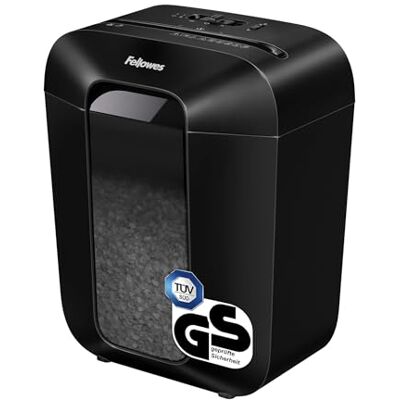 Fellowes Aktenvernichter Papiervernichter LX41-8 Blatt 4x12 mm Mini-Cut P4 für Zuhause und das Home Office mit Sicherheitssperre und 17 Liter Papierkorb schwarz Fellowes Aktenvernichter Papiervernichter LX41-8 Blatt 4x12 mm Mini-Cut P4 für Zuhause und das Home Office mit Sicherheitssperre und 17 Liter Papierkorb schwarz