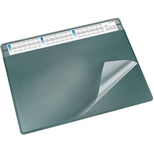 Läufer 47651 Durella Soft Schreibtischunterlage mit transparenter Auflage und Kalender, rutschfeste Schreibunterlage, Zubehör für Schreibtisch, 50 x 65 cm, grün Läufer 47651 Durella Soft Schreibtischunterlage mit transparenter Auflage und Kalender, rutschfeste Schreibunterlage, Zubehör für Schreibtisch, 50 x 65 cm, grün