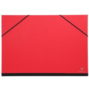 Clairefontaine Roter Zeichenkarton - 52x72cm, Gummibandverschluss Clairefontaine Roter Zeichenkarton - 52x72cm, Gummibandverschluss