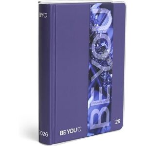 BE YOU Color Futuristic Glow, Schülerkalender 2025-2026, Kalender 12 Monate Datum, Standardformat 13,5 cm x 18,2 cm, transparentes Umschlag, Tagebuch mit Aufkleber und Lesezeichen BE YOU Color Futuristic Glow, Schülerkalender 2025-2026, Kalender 12 Monate Datum, Standardformat 13,5 cm x 18,2 cm, transparentes Umschlag, Tagebuch mit Aufkleber und Lesezeichen