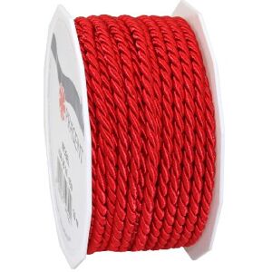 PRÄSENT C.E. Pattberg Mosel Kordel rot, 25 m geflochtene Schnur für Geschenke, Päckchen, 4 mm Breite, Zubehör zum Dekorieren und Basteln, reißfestes Dekoband PRÄSENT C.E. Pattberg Mosel Kordel rot, 25 m geflochtene Schnur für Geschenke, Päckchen, 4 mm Breite, Zubehör zum Dekorieren und Basteln, reißfestes Dekoband