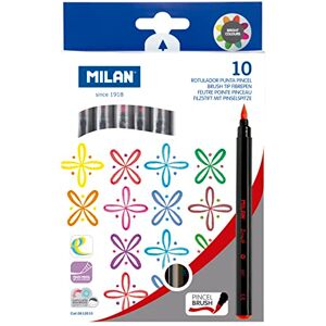 MILAN Caja 10 rotuladores base agua punta de pincel MILAN Caja 10 rotuladores base agua punta de pincel