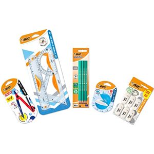 BIC Schulmaterialset - Zirkel, Graphitstifte, Radiergummis BIC Schulmaterialset - Zirkel, Graphitstifte, Radiergummis
