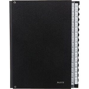 Leitz 59310095 Pultordner 1-31, 32 Fächer, PP, schwarz Leitz 59310095 Pultordner 1-31, 32 Fächer, PP, schwarz
