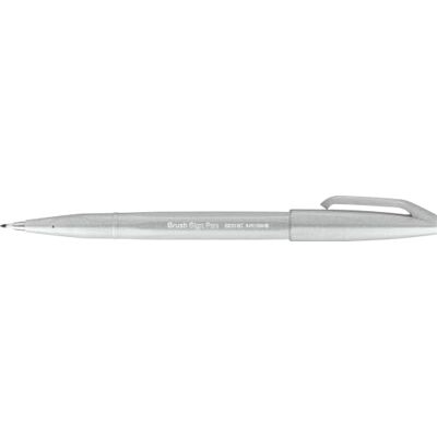Pentel SES15C-N2X Brush Sign Pen hellgrau, Faserschreiber, pinselähnliche Spitze, 10 Stück Pentel SES15C-N2X Brush Sign Pen hellgrau, Faserschreiber, pinselähnliche Spitze, 10 Stück