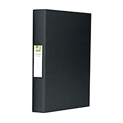 Q-Connect KF02005 Ringbuch 2 Ringe A4 25 mm Polypropylen schwarz, 10 Stück Q-Connect KF02005 Ringbuch 2 Ringe A4 25 mm Polypropylen schwarz, 10 Stück
