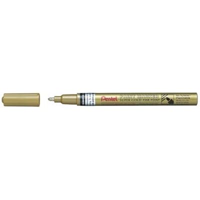 Pentel MSP10-X Paint Marker, Lackmarker gold, 1,5 mm Strich, VE=12 Stück Pentel MSP10-X Paint Marker, Lackmarker gold, 1,5 mm Strich, VE=12 Stück