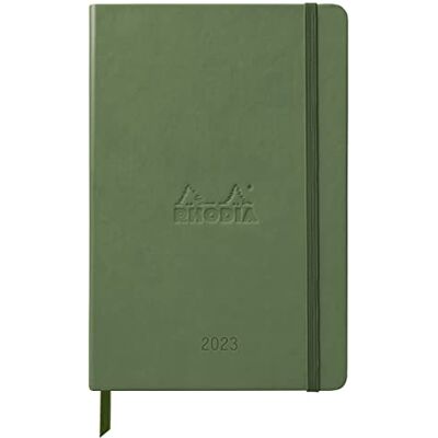 Rhodia 194128C – Wochenplaner Webplanner 2023 Salbei – A5 14,8 x 21 cm – Gitter-Terminkalender – 160 Seiten 90 g/m – fester Einband – Kollektion time Rhodia 194128C – Wochenplaner Webplanner 2023 Salbei – A5 14,8 x 21 cm – Gitter-Terminkalender – 160 Seiten 90 g/m – fester Einband – Kollektion time