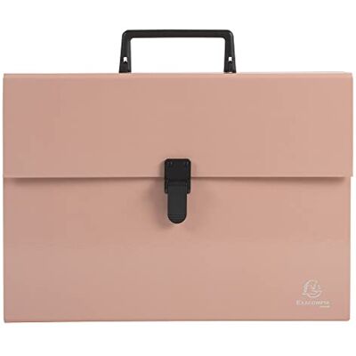Exacompta 56767E Premium Fächermappe Aquarel aus extra starkem Karton für DIN A4 18 Fächer Clipverschluss PEFC zertifiziert Pastell-Farbe koralle Exacompta 56767E Premium Fächermappe Aquarel aus extra starkem Karton für DIN A4 18 Fächer Clipverschluss PEFC zertifiziert Pastell-Farbe koralle