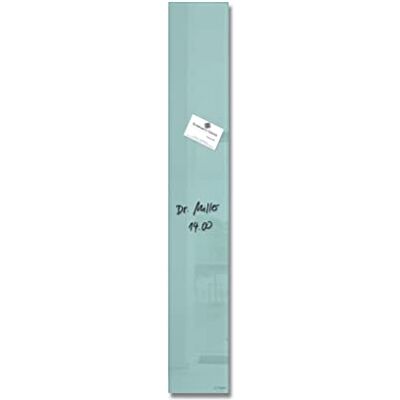 Sigel GL123 kleine Premium Glas-Magnettafel 12 x 78 cm aquamarin hochglänzend, SGS geprüft, einfache Montage, Magnetleiste Artverum Sigel GL123 kleine Premium Glas-Magnettafel 12 x 78 cm aquamarin hochglänzend, SGS geprüft, einfache Montage, Magnetleiste Artverum
